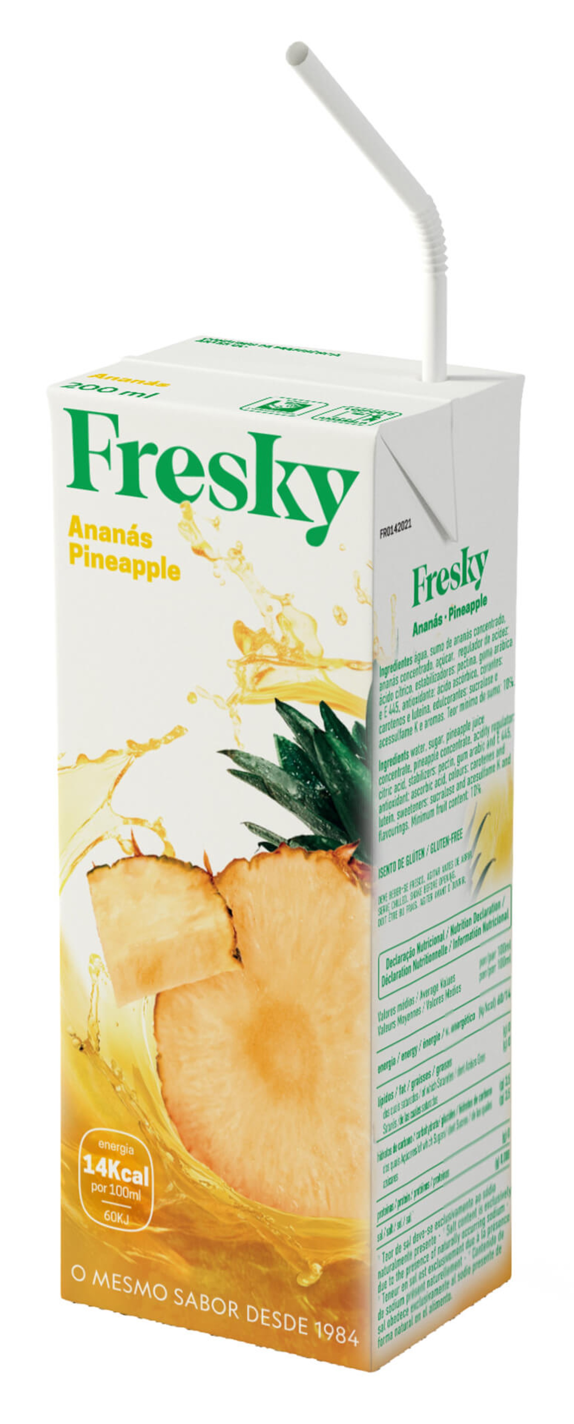 Sumo Refrigerante Ananás Fresky 36x200 ml Sumo Refrigerante Ananás Fresky 36x200 ml