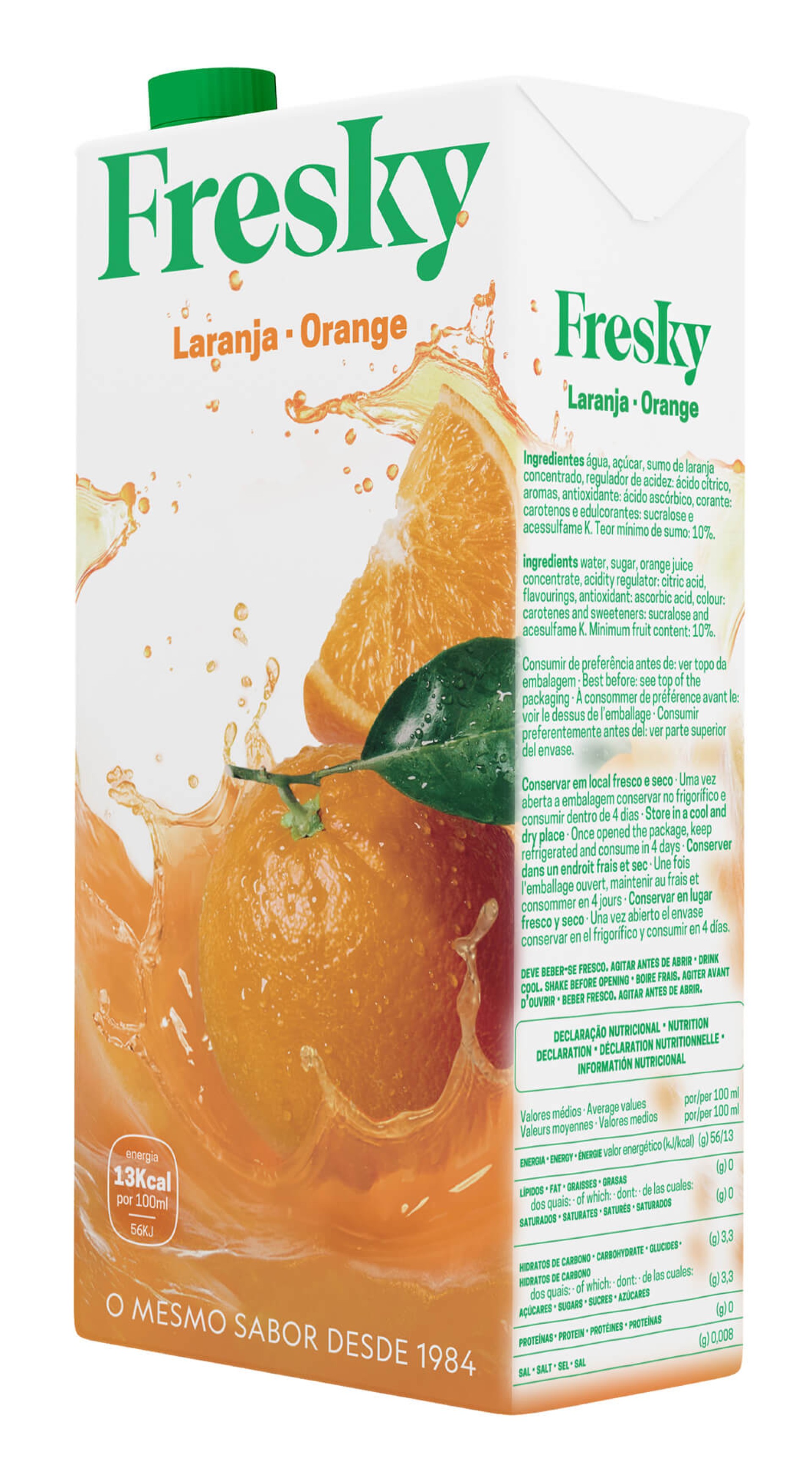 Sumo Refrigerante Laranja Fresky 6x1 l