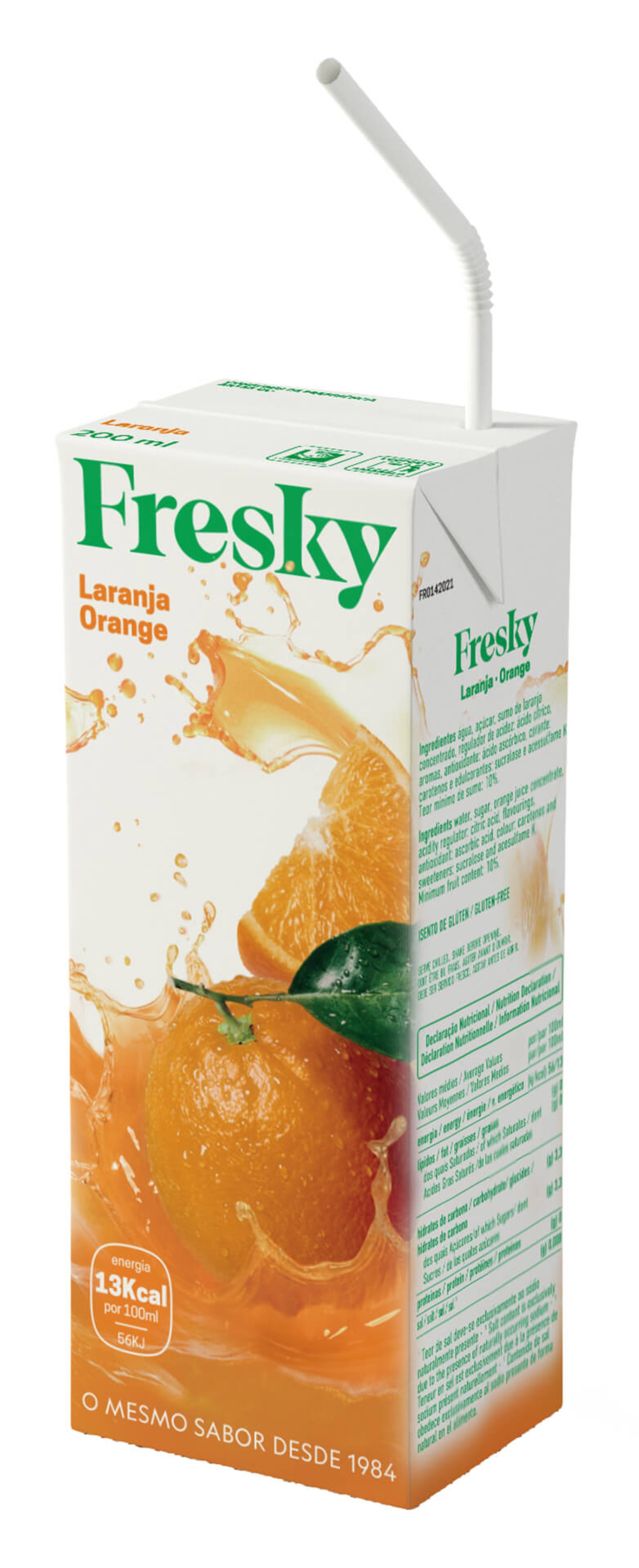 Sumo Refrigerante Laranja Fresky 36x200 ml Sumo Refrigerante Laranja Fresky 36x200 ml