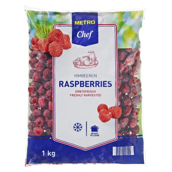 Framboesas Cong. METRO Chef 5x1 Kg