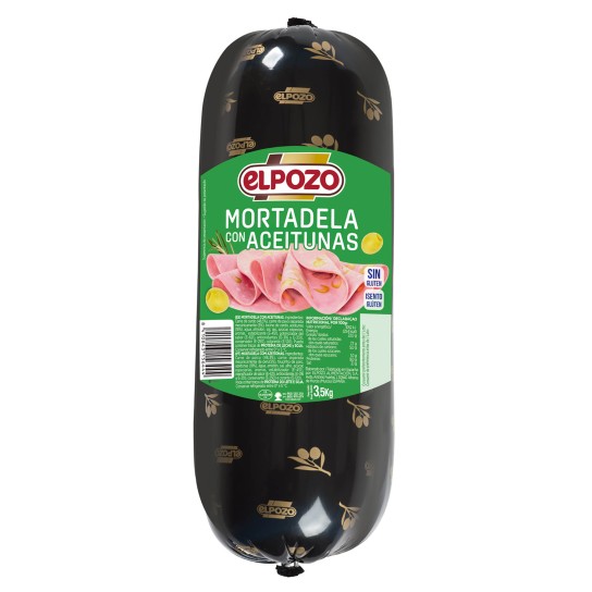 Mortadela c/ Azeitonas ElPozo 3,5 kg