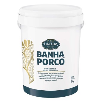 Banha Porco Limiana Balde 4,75 kg