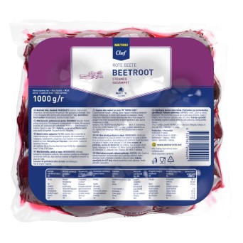 Beterraba Mini Inteira Cozida METRO Chef 1 kg