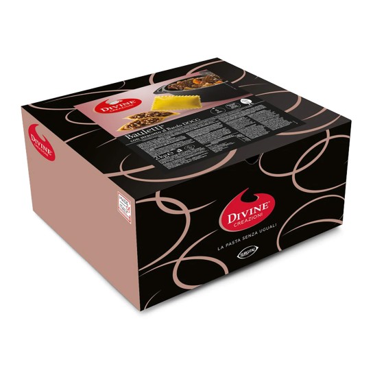 Massa Recheada Bauletti c/ Carne Vaca e Barolo DOCG Congelada Divine Cx 2 kg Massa Recheada Bauletti c/ Carne Vaca e Barolo DOCG Congelada Divine Cx 2 kg