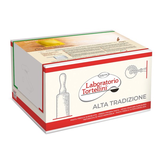 Massa Recheada Tortelli c/ Mozzarella Bufala Congelada Lab Cx 3 kg Massa Recheada Tortelli c/ Mozzarella Bufala Congelada Lab Cx 3 kg