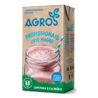 Leite UHT Magro Agros Profissional 6x1 l