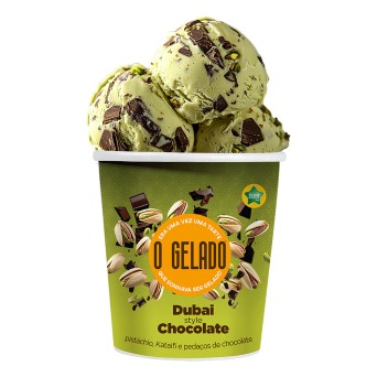 Gelado Dubai Choco Congelado O Gelado 6x460ml
