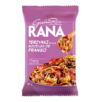 Massa Kit Teriyaki Style Noodles Frango Fresco Rana 4x357 g