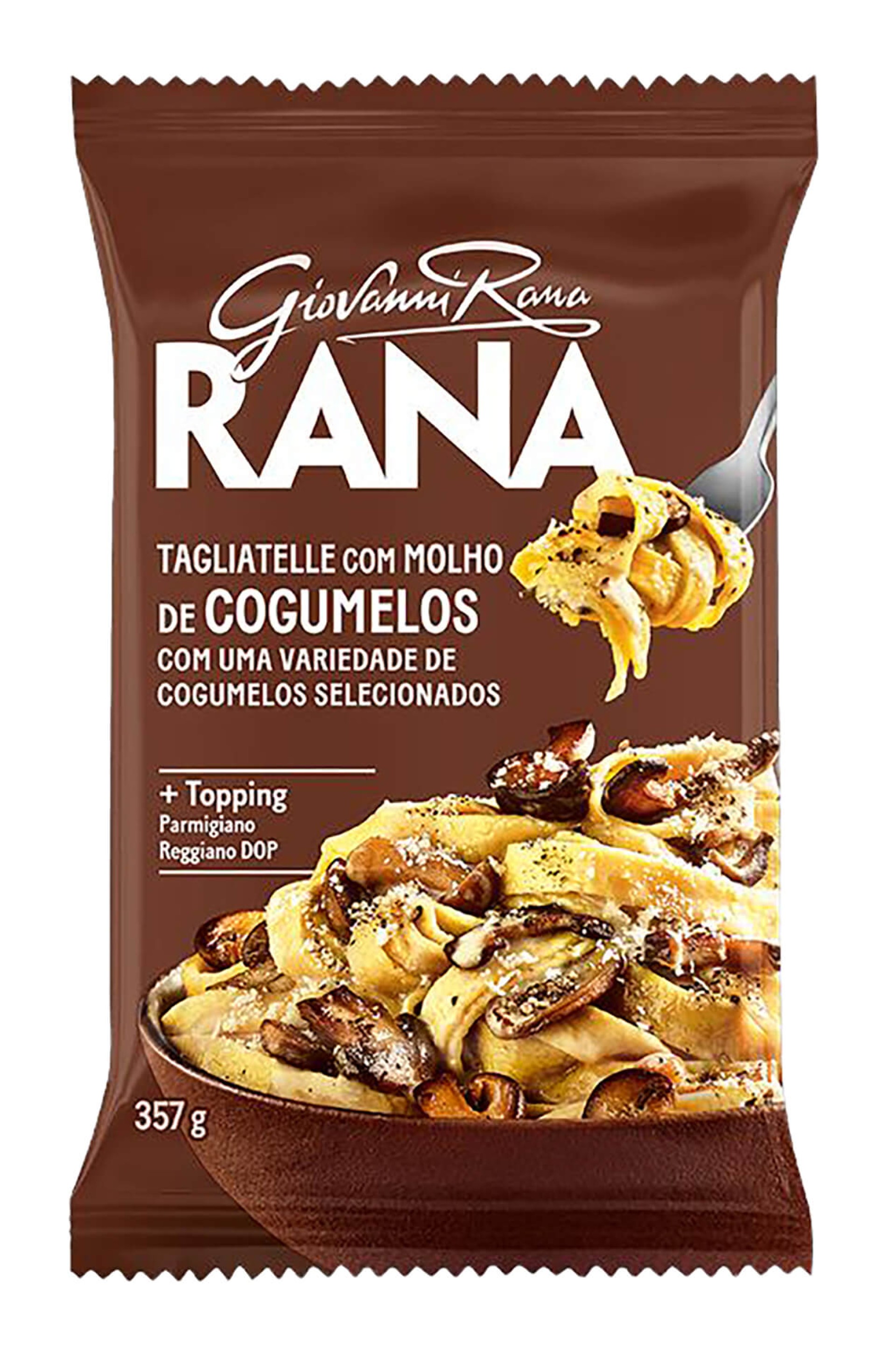 Massa Kit Tagliatelle c/Molho Cogumelos Fresco Rana 4x357 g