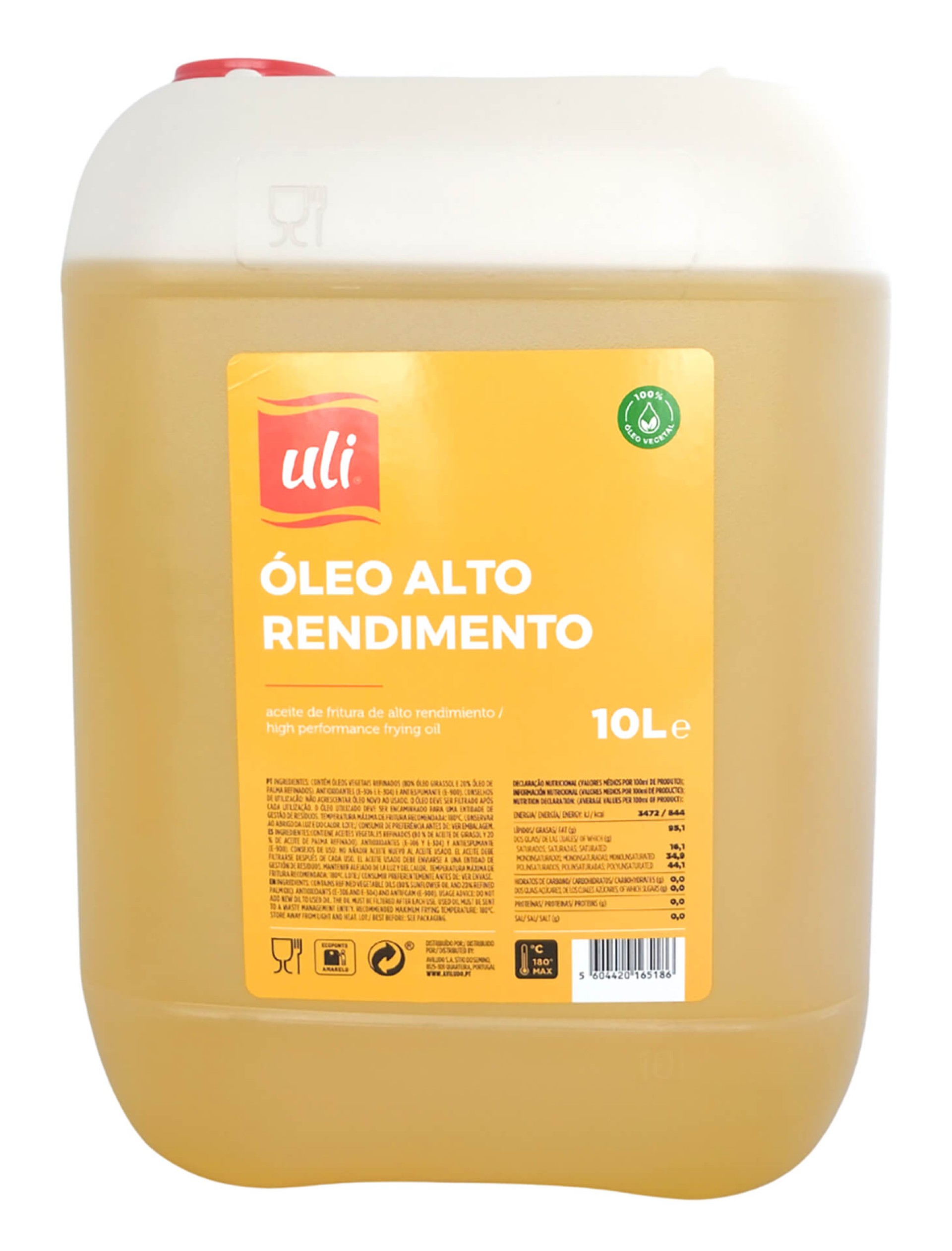 Oleo Alimentar Alto Rendimento Uli 10 L Oleo Alimentar Alto Rendimento Uli 10 L
