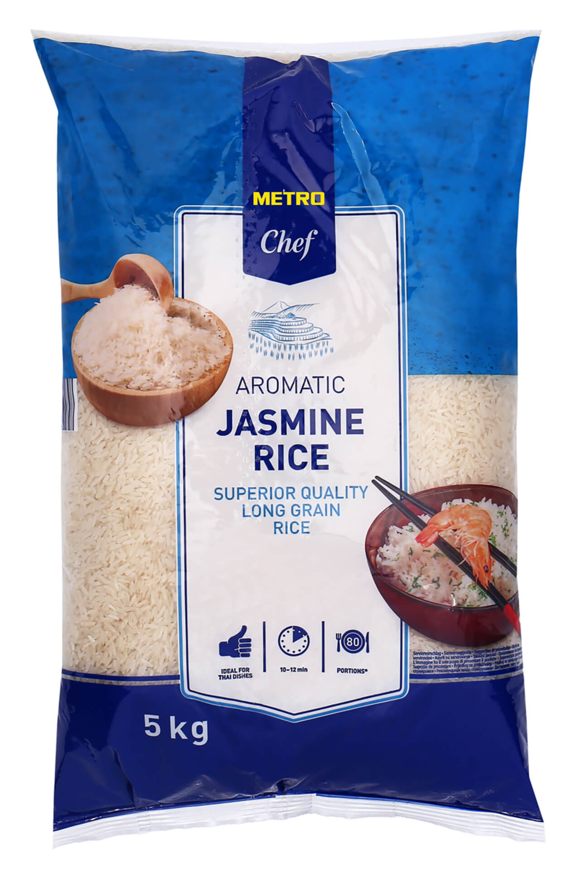 Arroz Jasmin Metro Chef 5 kg Arroz Jasmin Metro Chef 5 kg