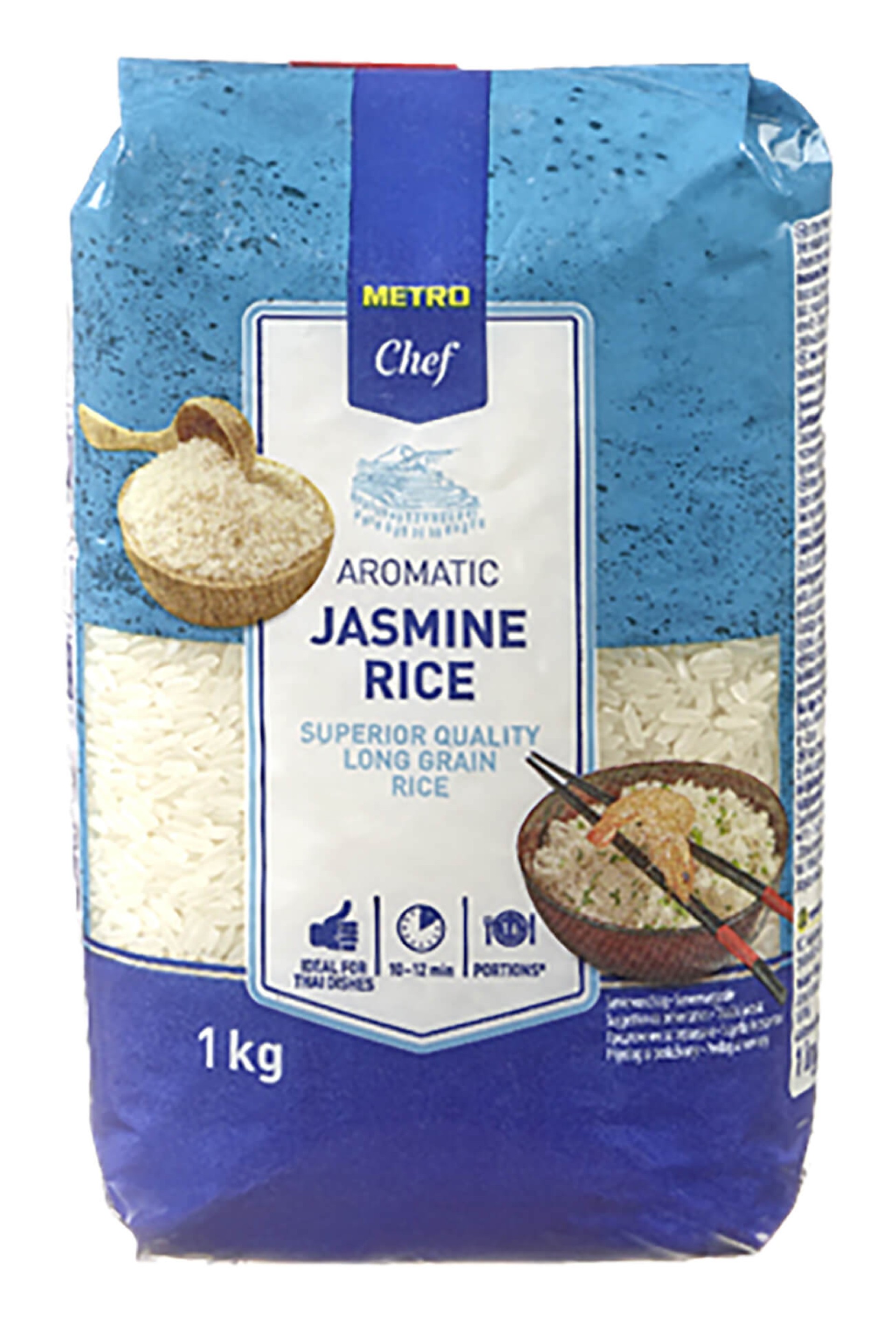 Arroz Jasmin METRO Chef 12x1 kg Arroz Jasmin METRO Chef 12x1 kg