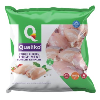 Frango Coxa s/ Osso Congelada 4x2,5 kg IQF
