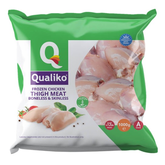 Frango Coxa s/ Osso Congelada 4x2,5 kg IQF