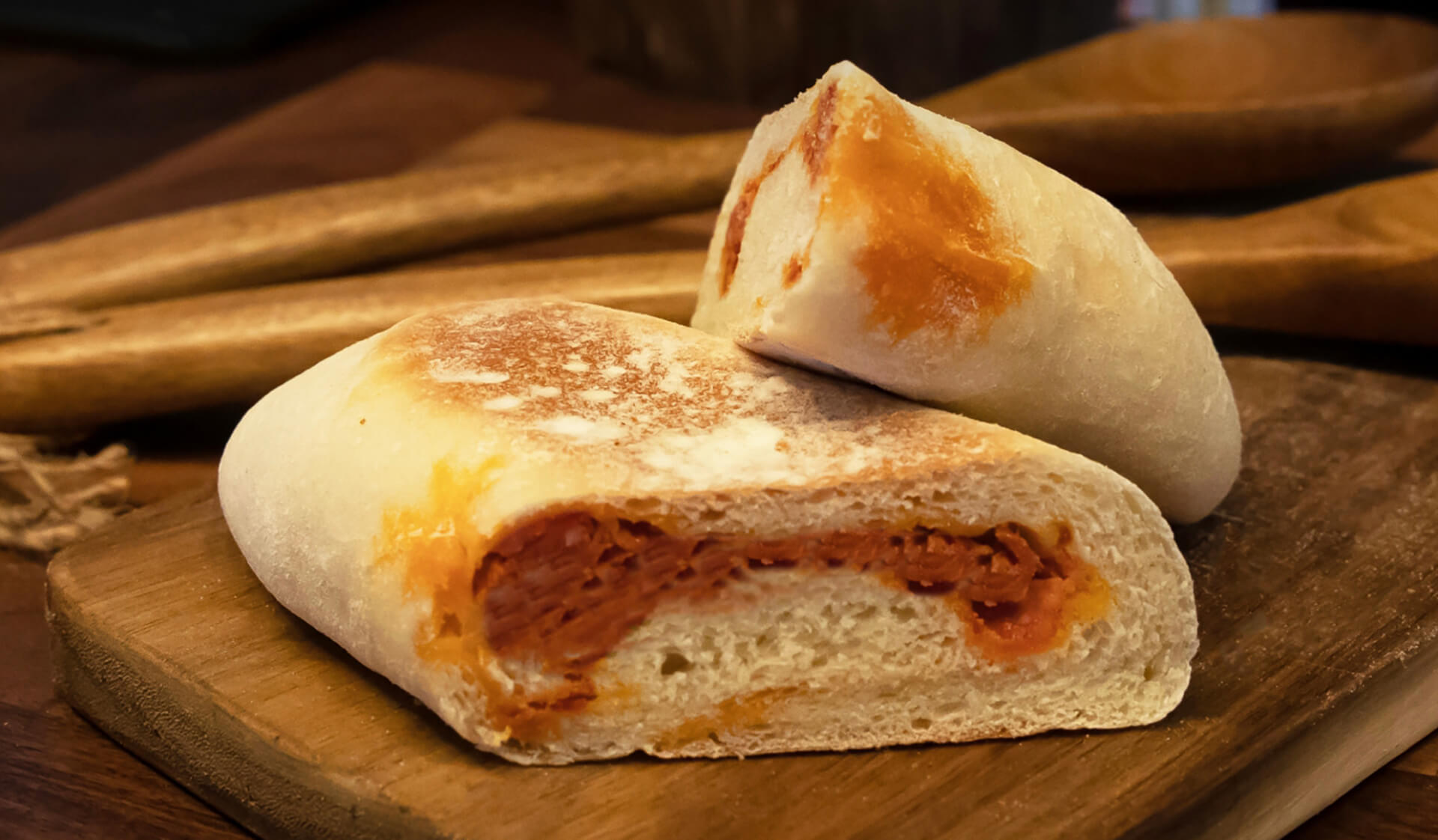 Bolo do Caco c/ Chourico Congelado 35x150 g