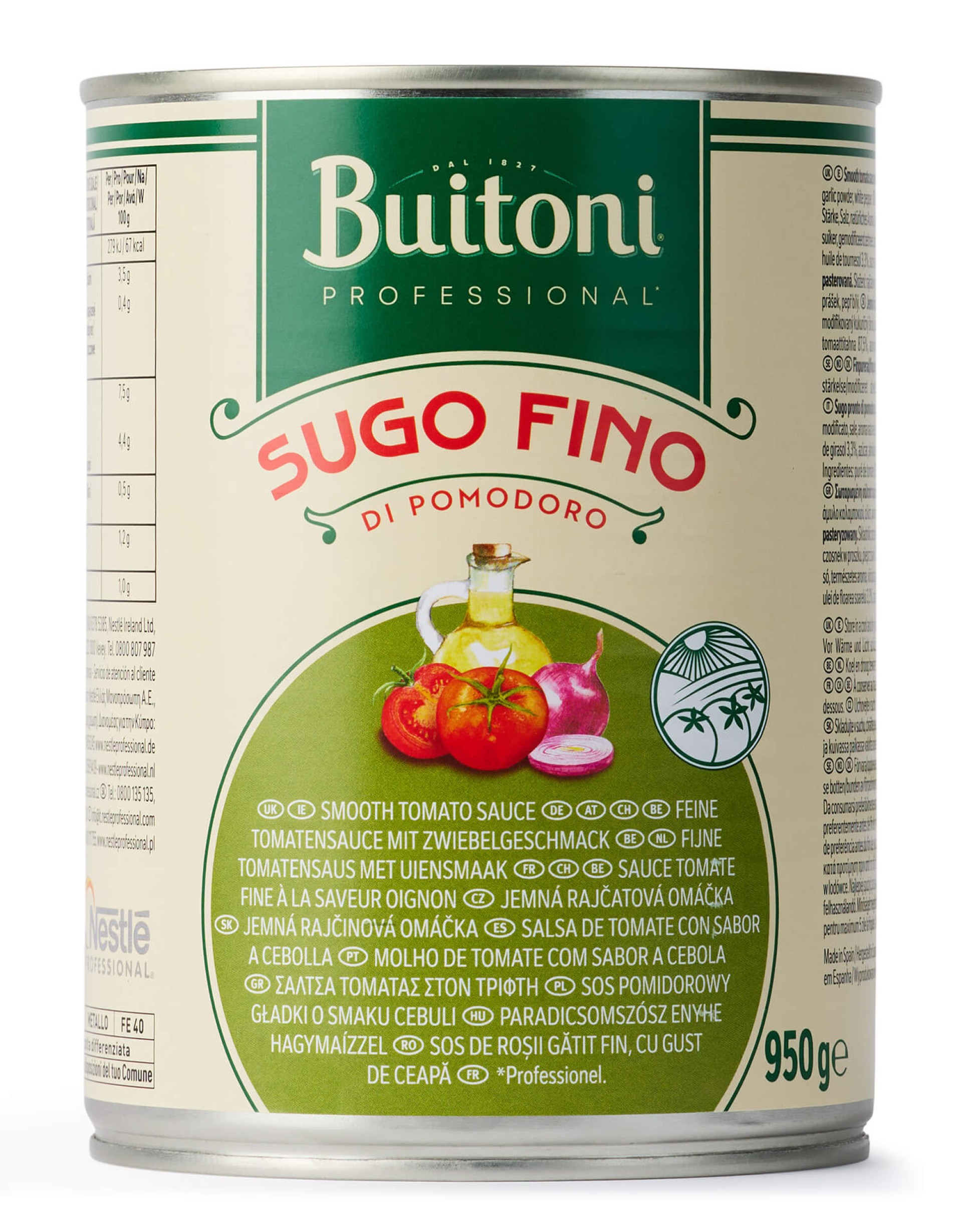 Tomate Molho C/Cebola Buitoni 12x950 g
