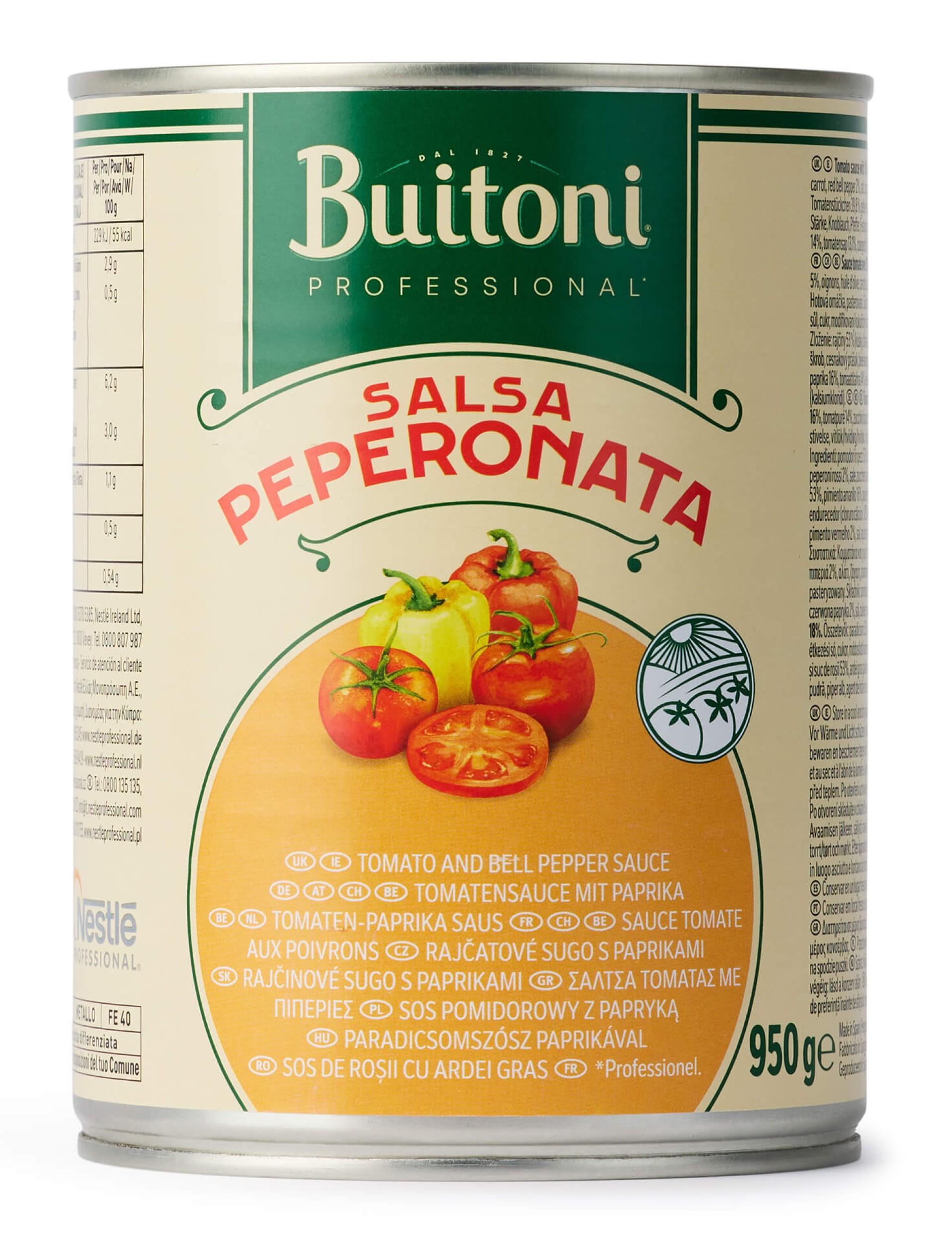 Tomate Molho c/Pimentos Buitoni 12x950 g
