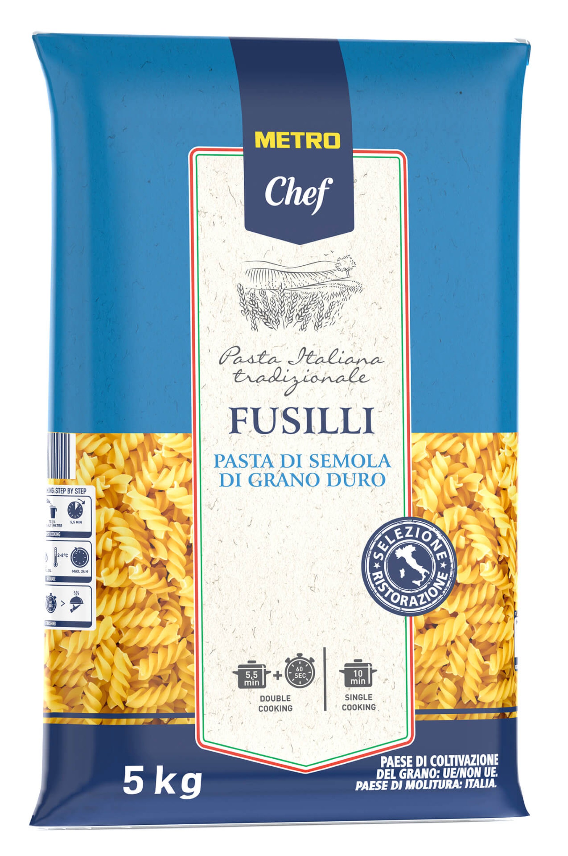 Massa Fusilli METRO Chef 5 kg Massa Fusilli METRO Chef 5 kg