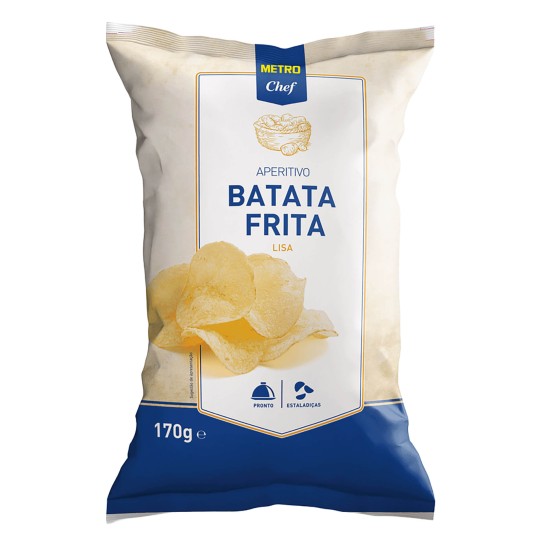 Batata Frita Lisa Metro Chef 16x170 g