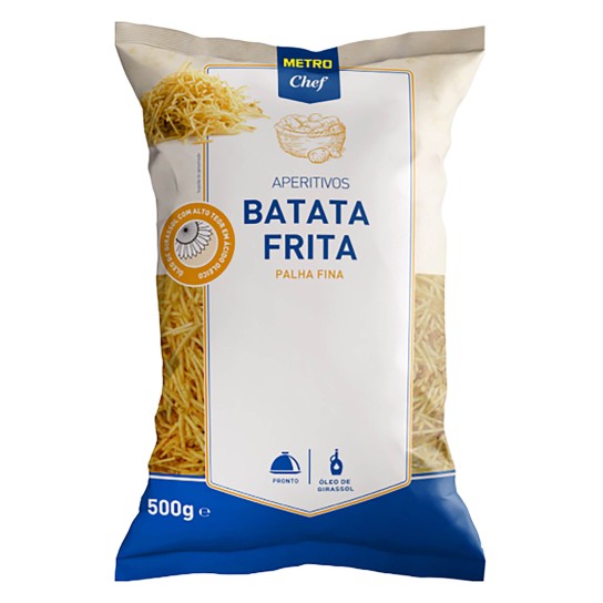 Batata Frita Palha Fina c/sal METRO Chef 16x500g