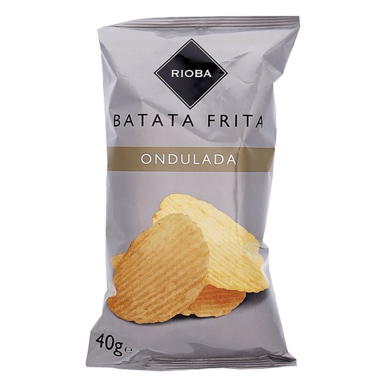 Batata Frita Ondulada Rioba 16x40 g