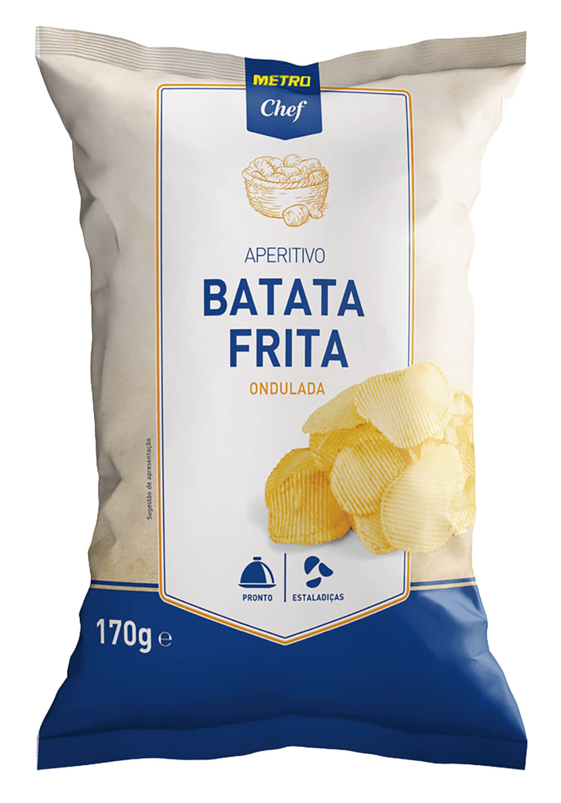 Batata Frita Ondulada METRO Chef 16x170 g