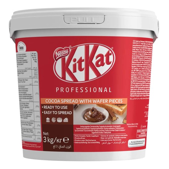 Creme Barrar Cacau/Bolacha KitKat 3 kg