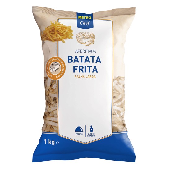 Batata Frita Palha Larga c/sal METRO Chef 5x1 kg