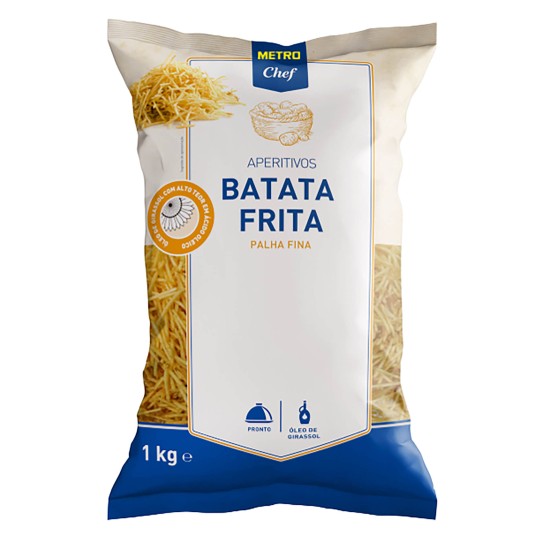 Batata Frita Palha Fina c/sal METRO Chef 5x1 kg