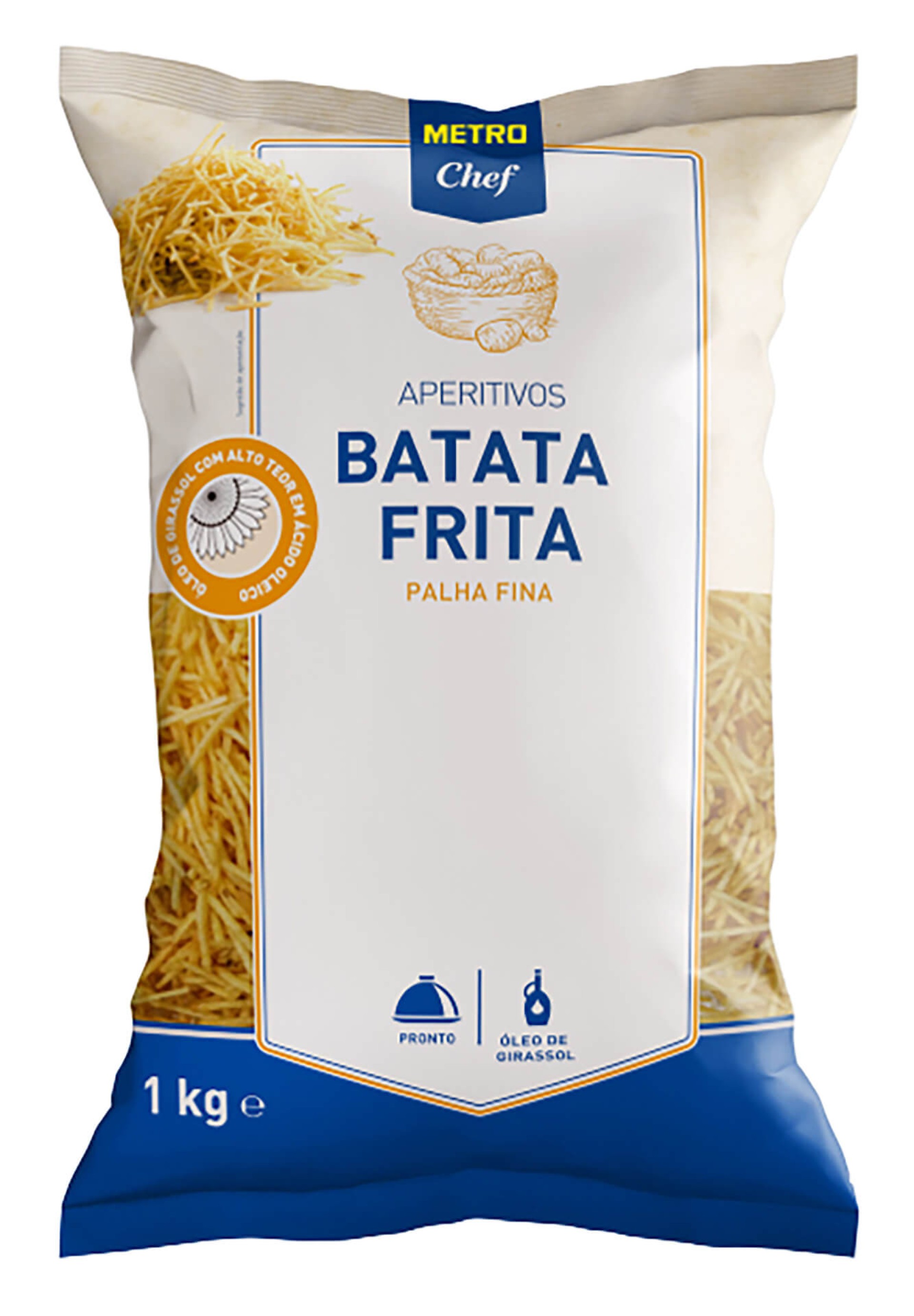 Batata Frita Palha Fina c/sal METRO Chef 5x1 kg