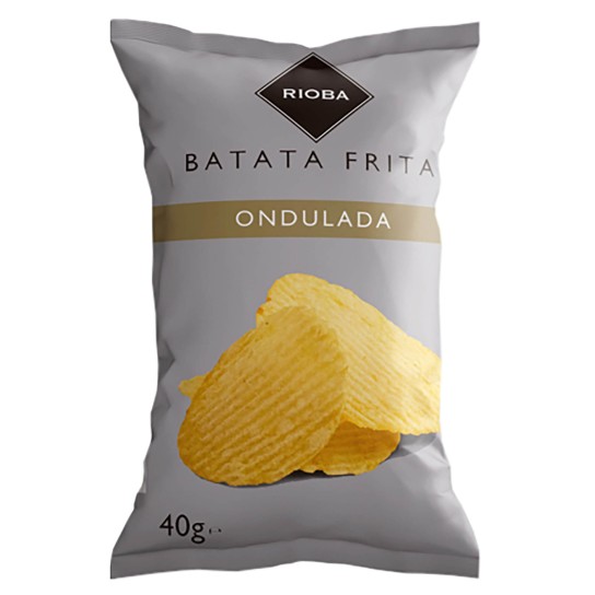 Batata Frita Ondulada Rioba 16x40 g