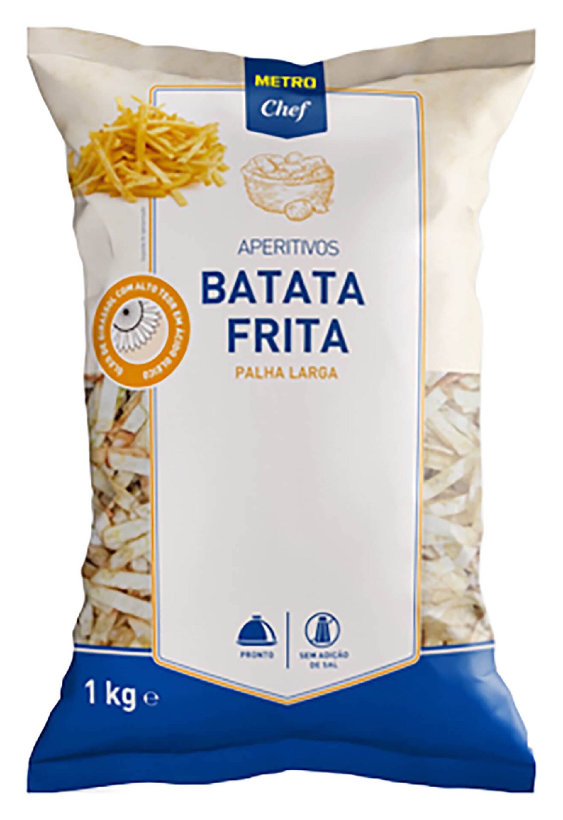 Batata Frita Palha Larga s/sal METRO Chef 5x1 kg