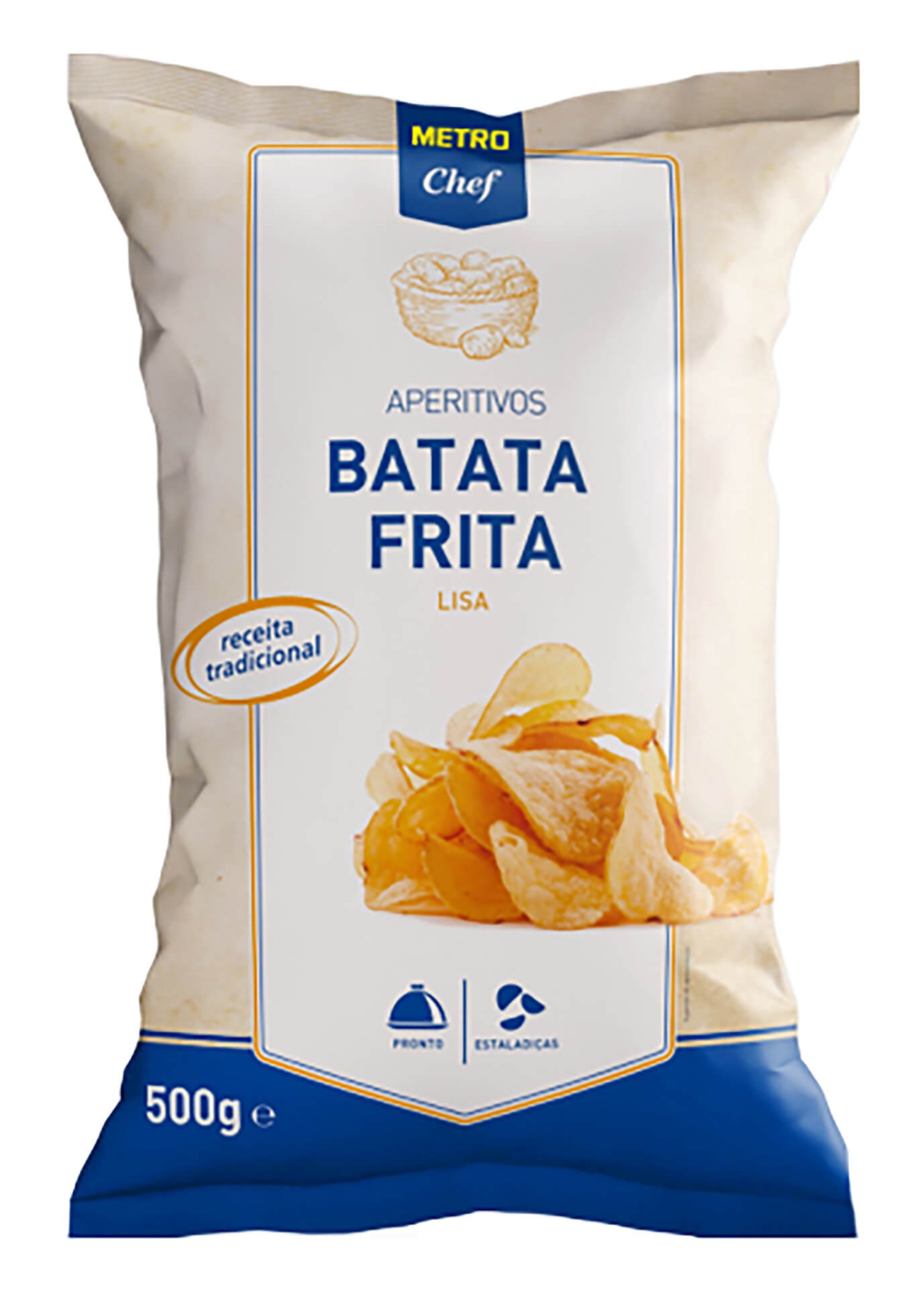 Batata Frita Rodelas Metro Chef 5x500 g Batata Frita Rodelas Metro Chef 5x500 g