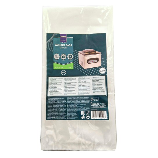 Saco Vácuo 15X30 cm METRO Profissional 100 Un Saco Vácuo 15X30 cm METRO Profissional 100 Un