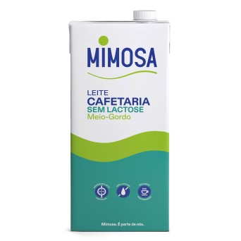 Leite UHT Meio Gordo s/ Lactose Mimosa 6x1 l