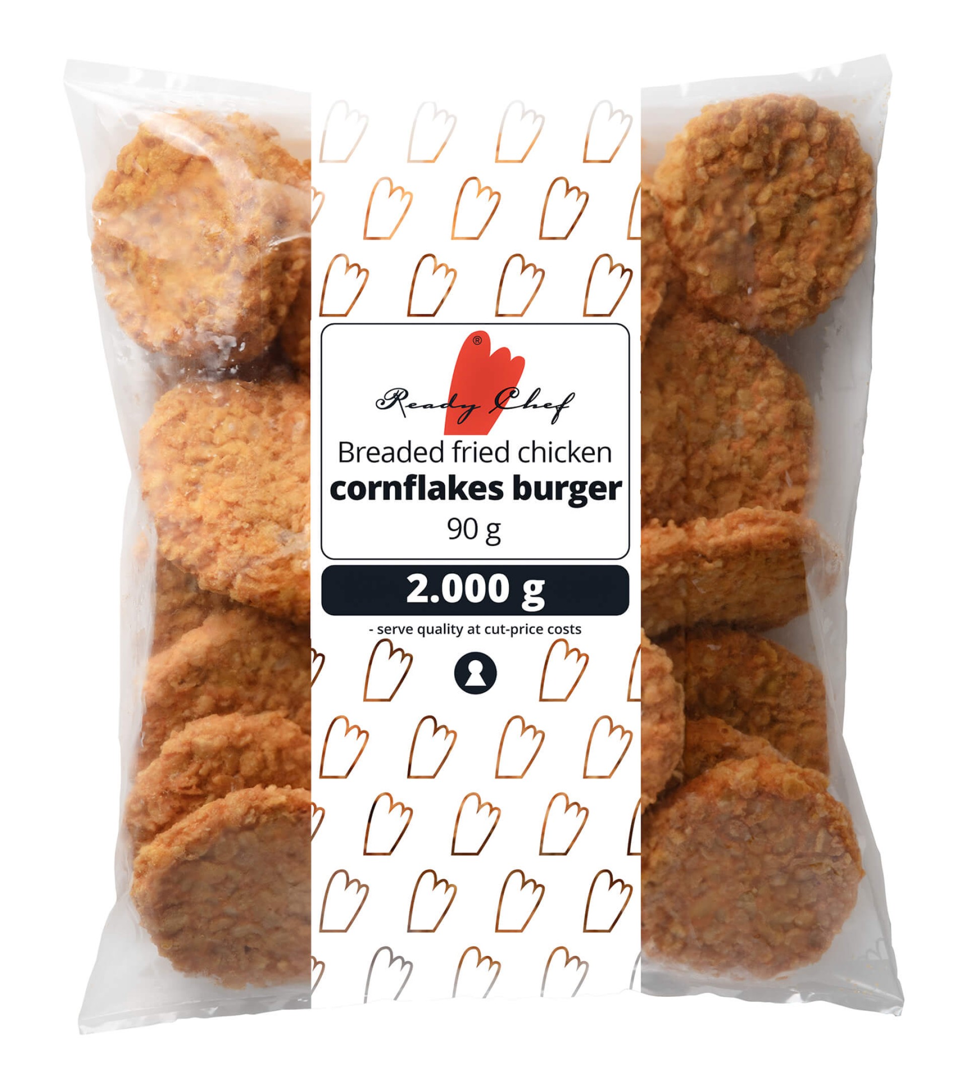 Hamb�rger Frango Crocante Congelado 5x2 kg