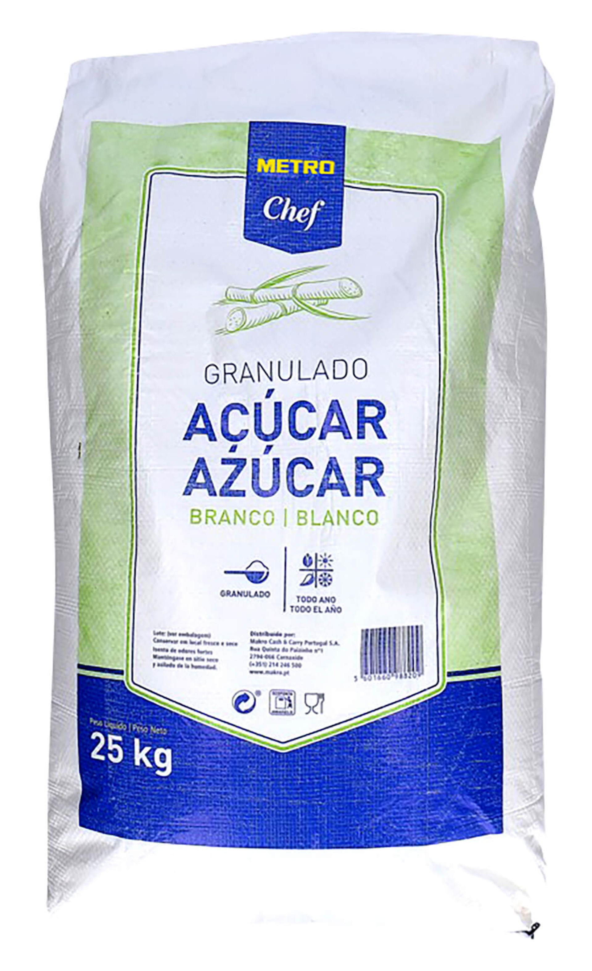 A��car Branco METRO Chef 25 Kg
