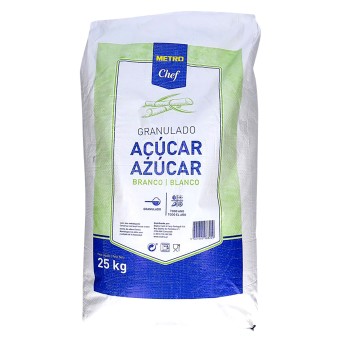Açúcar Branco METRO Chef 25 Kg Açúcar Branco METRO Chef 25 Kg