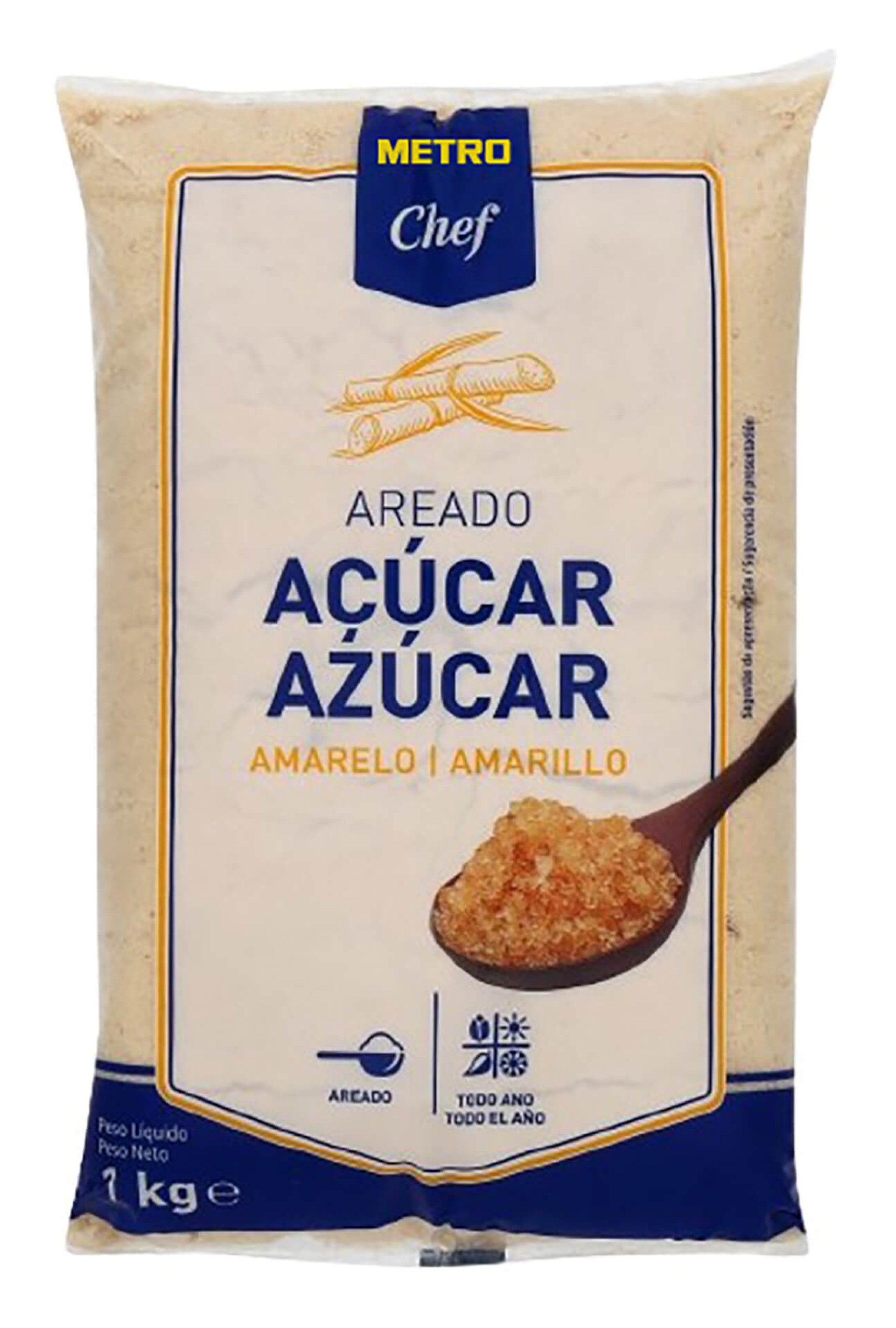 Açúcar Amarelo METRO Chef 10x1 Kg Açúcar Amarelo METRO Chef 10x1 Kg