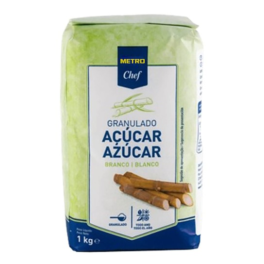 Açúcar Branco METRO Chef 10x1 Kg Açúcar Branco METRO Chef 10x1 Kg