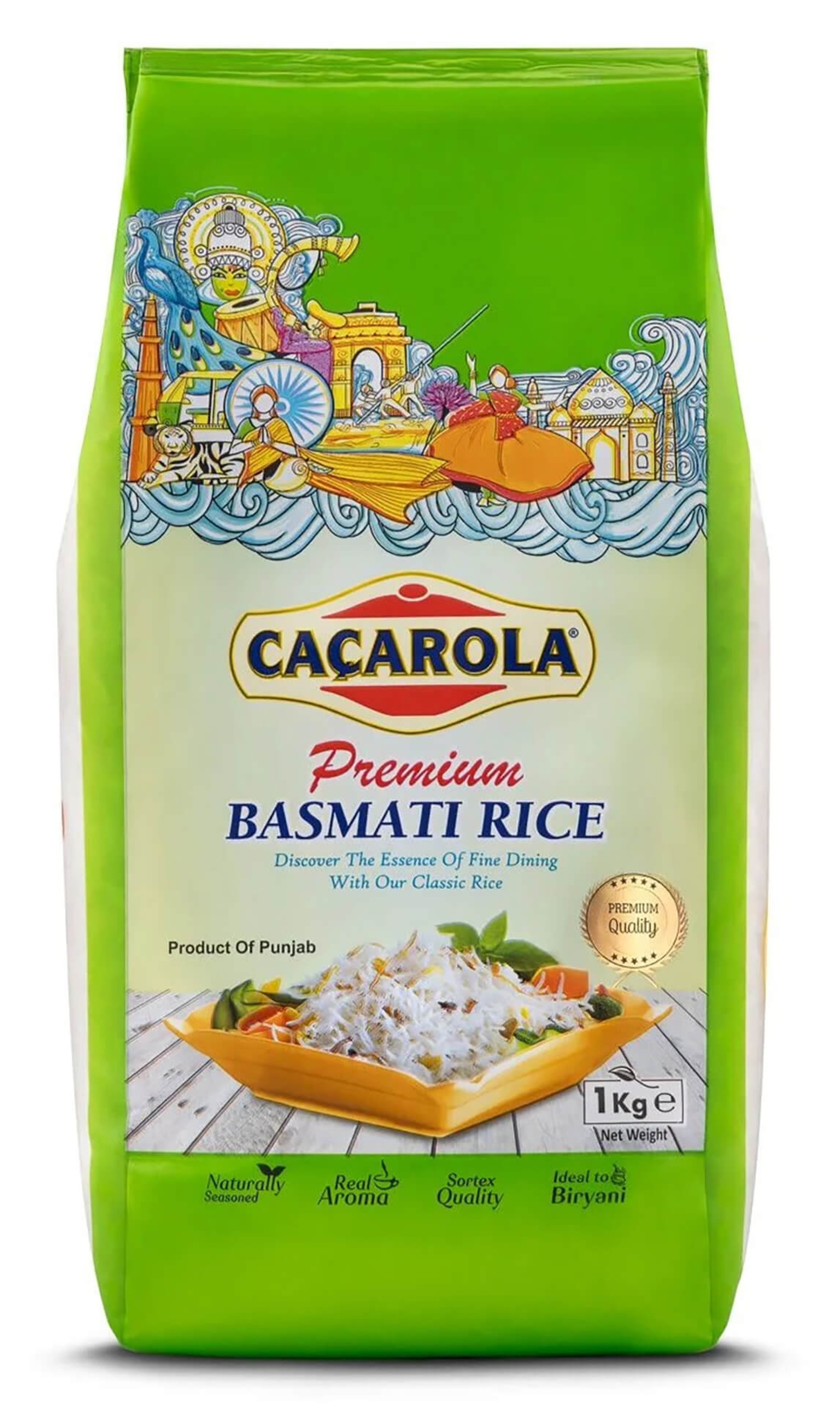 Arroz Basmati Premium Caçarola 10x1 kg Arroz Basmati Premium Caçarola 10x1 kg