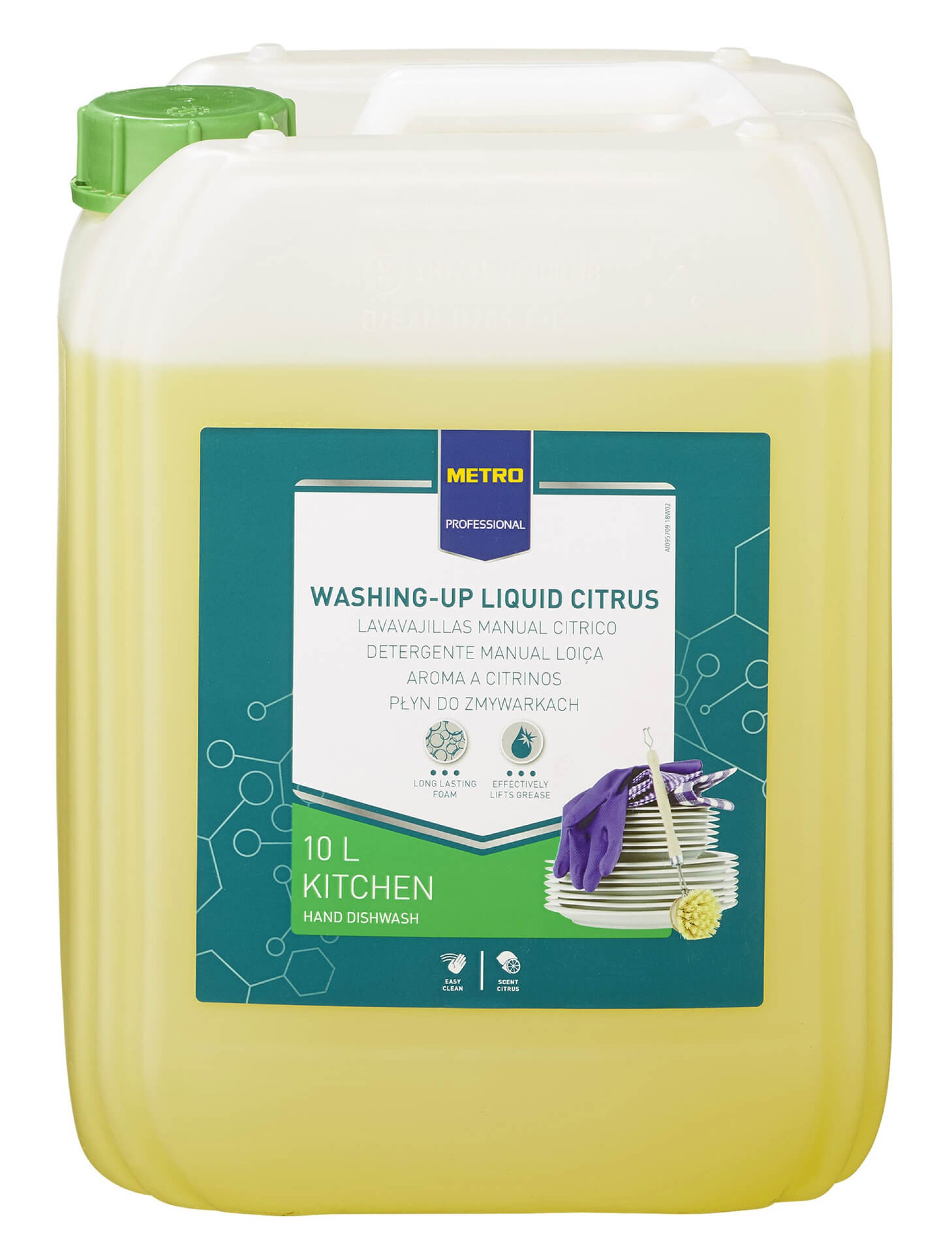 Detergente Loi�a Manual L�quido Citrus METRO Profissional 10 l