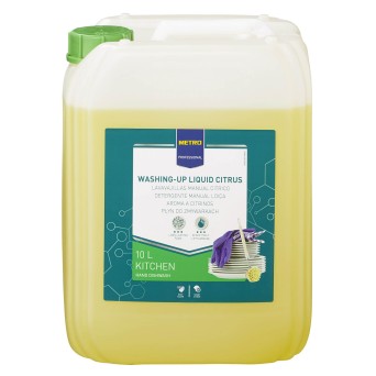 Detergente Loiça Líquido Citrus METRO Profissional 10 l Detergente Loiça Líquido Citrus METRO Profissional 10 l