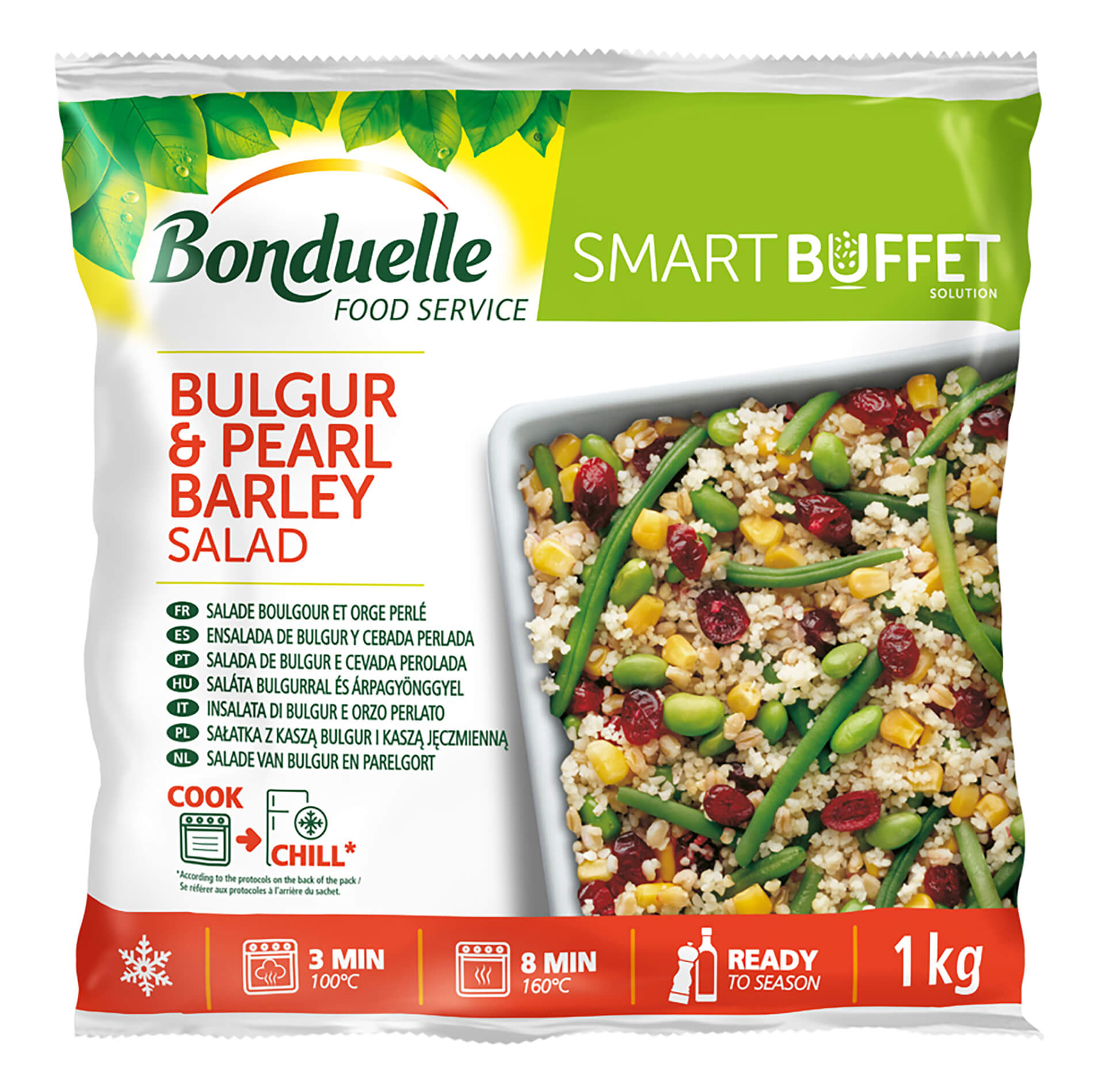 Salada Bulgur e Cevada Congelada Bonduelle 6x1 kg