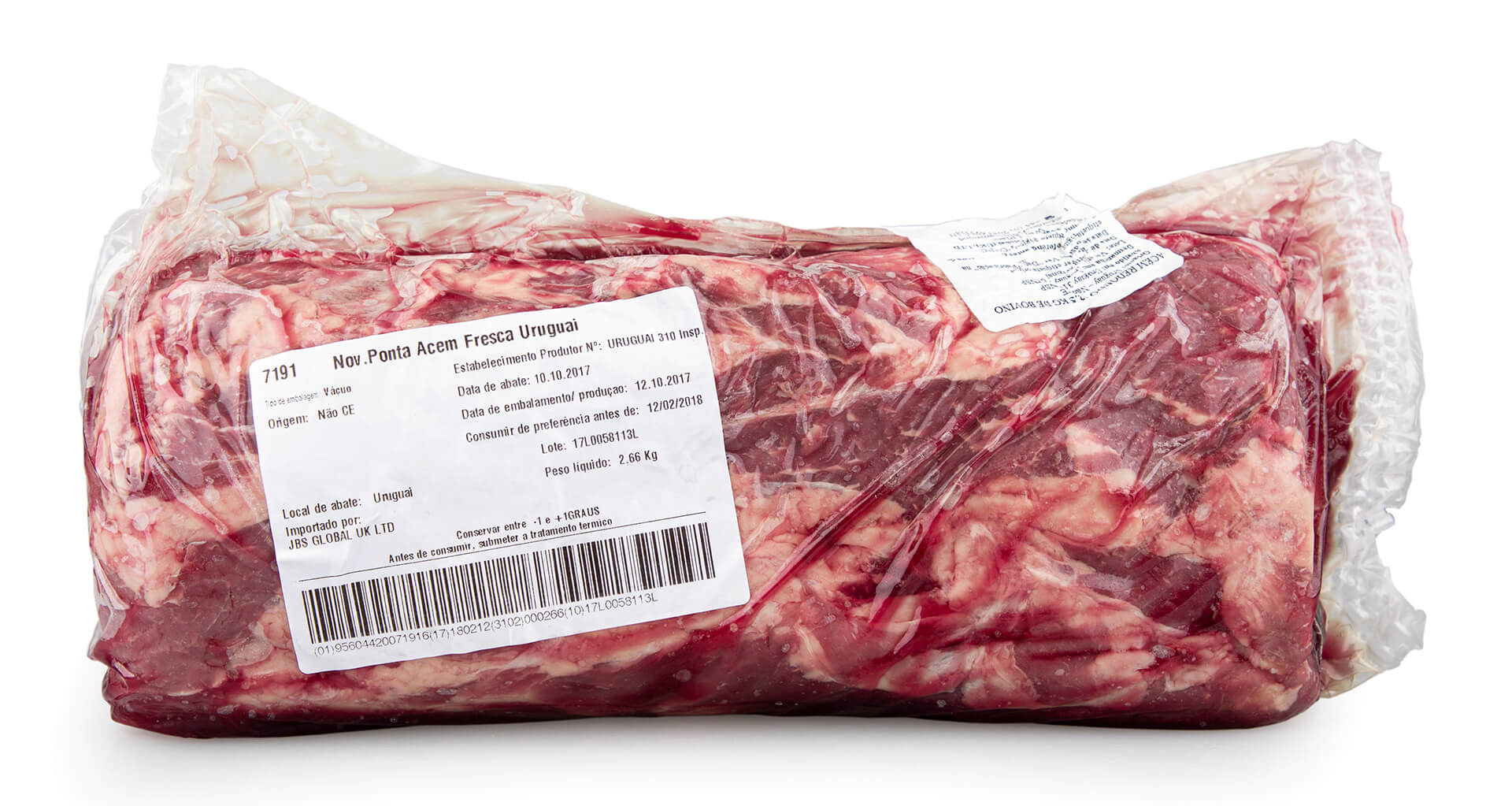 Novilho Ponta Ac�m Fresco Uruguai