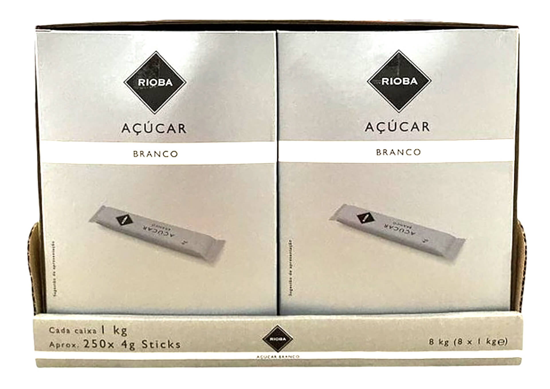 A��car Granulado Sticks RIOBA 8x(250x4g)