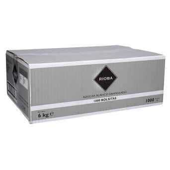 Açúcar Branco Saquetas RIOBA 1000x6 g Açúcar Branco Saquetas RIOBA 1000x6 g