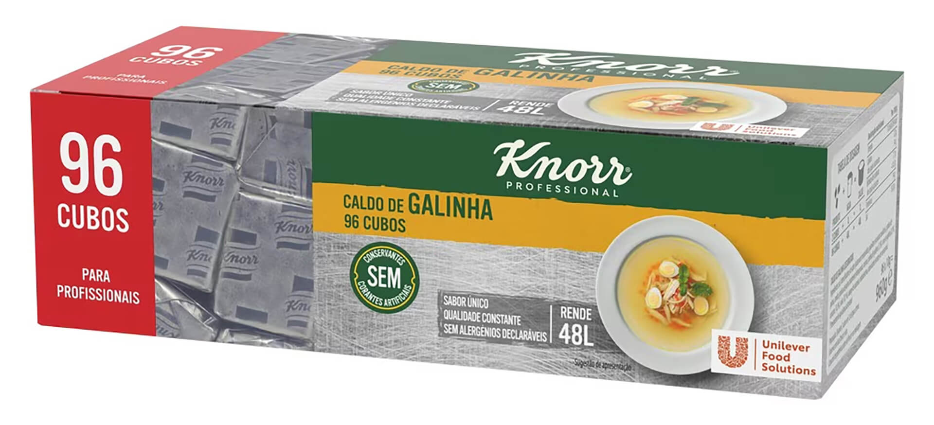 Caldo Galinha 96 Cubos Knorr 960 g Caldo Galinha 96 Cubos Knorr 960 g