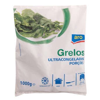 Grelos Porções Congelado aro 10x1 kg Grelos Porções Congelado aro 10x1 kg