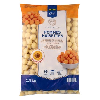 Batata Noisette Congelada METRO Chef 4x2,5 kg Batata Noisette Congelada METRO Chef 4x2,5 kg